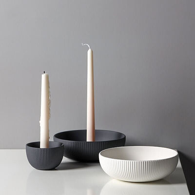 Simple Ceramic Candle Tray Candle Holder Candle Utensils - Zambeel