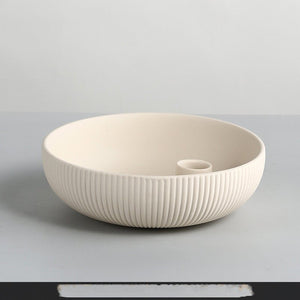 Simple Ceramic Candle Tray Candle Holder Candle Utensils - Zambeel