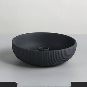 Simple Ceramic Candle Tray Candle Holder Candle Utensils - Zambeel