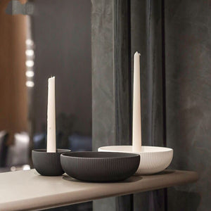 Simple Ceramic Candle Tray Candle Holder Candle Utensils - Zambeel