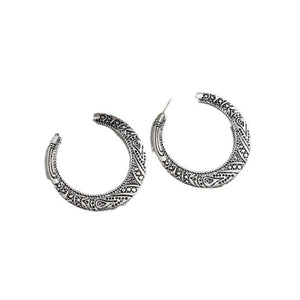Simple Exaggerated Temperamental Retro Big Ear Ring - Zambeel