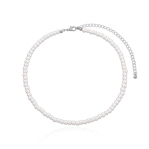 Simple Graceful Bright Pearl Necklace Women - Zambeel
