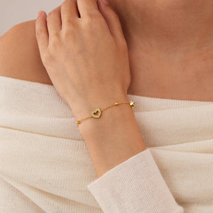 Simple Niche Bracelet Female Titanium Steel Gold Plated - Zambeel