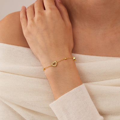 Simple Niche Bracelet Female Titanium Steel Gold Plated - Zambeel