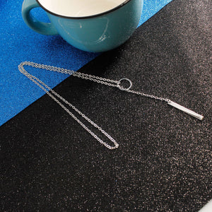 Simple Personality Circle Short Necklace For Women - Zambeel