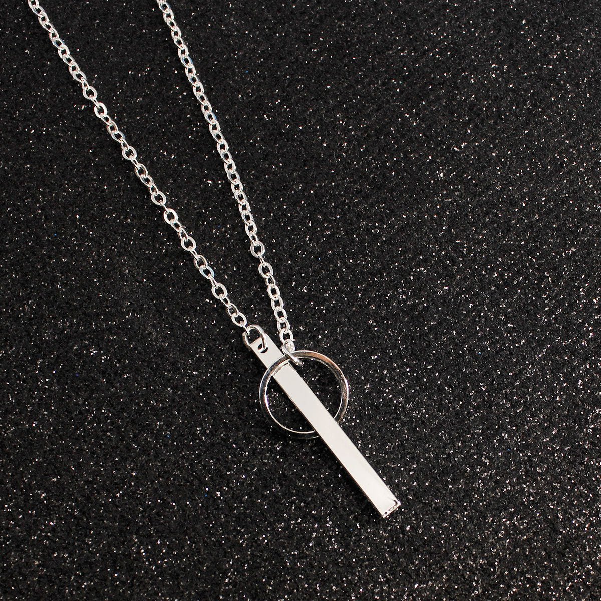 Simple Personality Circle Short Necklace For Women - Zambeel