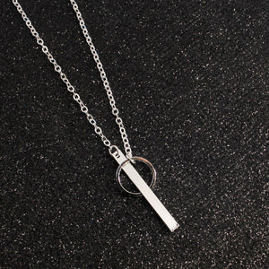 Simple Personality Circle Short Necklace For Women - Zambeel