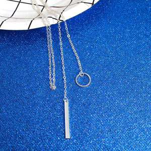Simple Personality Circle Short Necklace For Women - Zambeel