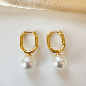 Simple Retro Pearl Earrings For Women - Zambeel