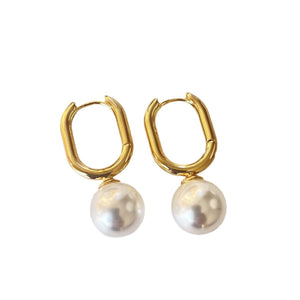 Simple Retro Pearl Earrings For Women - Zambeel