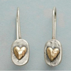 Simple Romantic Love Geometric Shape Earrings - Zambeel