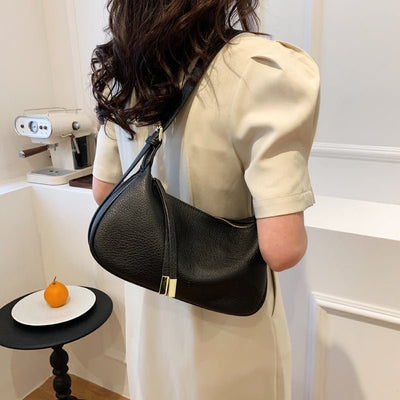 Simple Shoulder Messenger Minority Fashion Portable Dumpling Bag - Zambeel