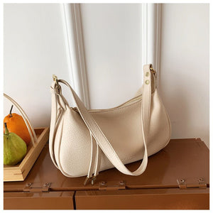 Simple Shoulder Messenger Minority Fashion Portable Dumpling Bag - Zambeel