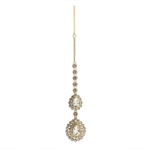 Simple Stylish Water Drop Forehead Chain Headdress Hair Band - Zambeel
