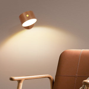 Simple Wooden Bedside Lamp In Bedroom - Zambeel