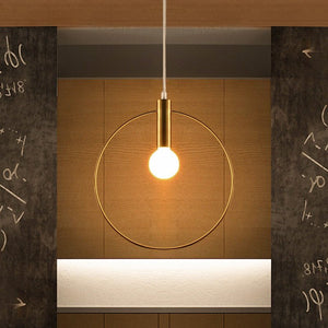 Simple Wrought Iron Post - Modern Chandelier - Zambeel