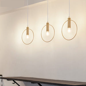 Simple Wrought Iron Post - Modern Chandelier - Zambeel
