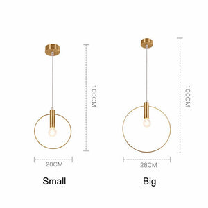Simple Wrought Iron Post - Modern Chandelier - Zambeel