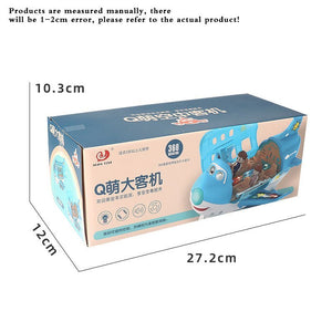 Simulation Model 360 Rotating Music Light Children's Toy Airplane - Zambeel
