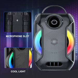 Sing - E - Portable Bluetooth Speaker WIth RGB Lights - Zambeel