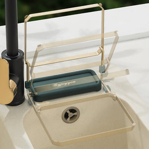 Sink Filter Rack Kitchen Foldable Sink Strainer Mesh Bag Stand Waste Garbage Net Shelf Anti - Clogging Disposable Garbage Mesh Bag - Zambeel