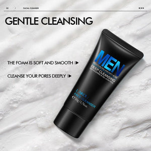 Skincare Facial Cleansing Men's Scrub Cleanser 50g - Zambeel