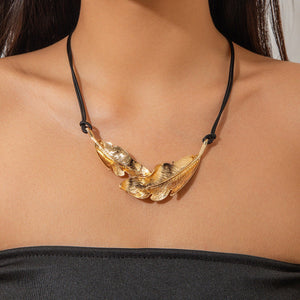 Skull Coffin Leather Wax Line Necklace Hip Hop - Zambeel