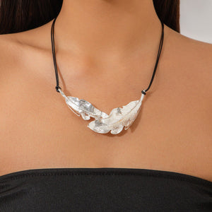 Skull Coffin Leather Wax Line Necklace Hip Hop - Zambeel