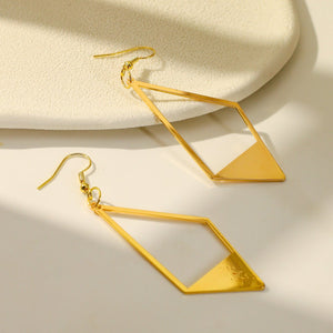 Sleek Perforated Metal Earrings With A Premium Versatile Design For Women - Zambeel
