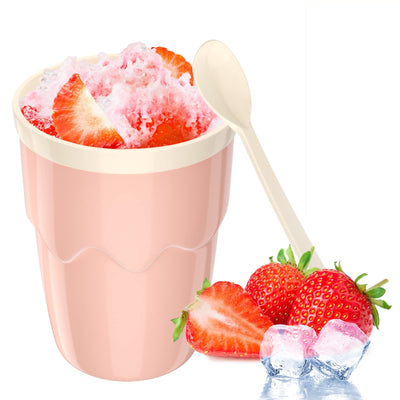 Slushy Cup Ice Cream Summer Popsicle Maker Children Selfmade Milk Shake Maker Cooling Cup Product Household - Zambeel