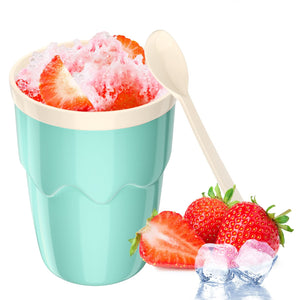 Slushy Cup Ice Cream Summer Popsicle Maker Children Selfmade Milk Shake Maker Cooling Cup Product Household - Zambeel
