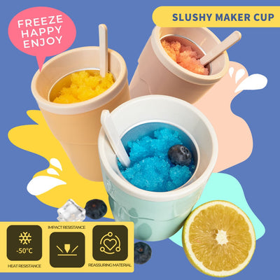 Slushy Cup Ice Cream Summer Popsicle Maker Children Selfmade Milk Shake Maker Cooling Cup Product Household - Zambeel