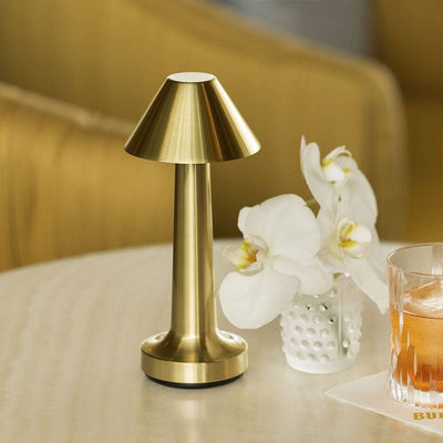 Small Night Light Western Restaurant Coffee Touch Table Lamp - Zambeel