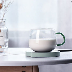 Smart Coffee Mug Cup Warmer For Office Home With Three Temperature Waterproof Thermostatic Heat Cup Pad - Zambeel