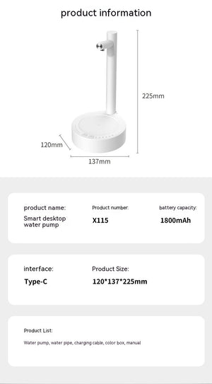 Smart Desktop Electric Pumping Water Device - Zambeel
