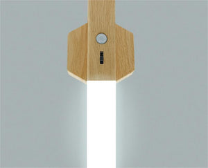 Smart Home Wooden Small Night Lamp Lamp LED Induction - Zambeel
