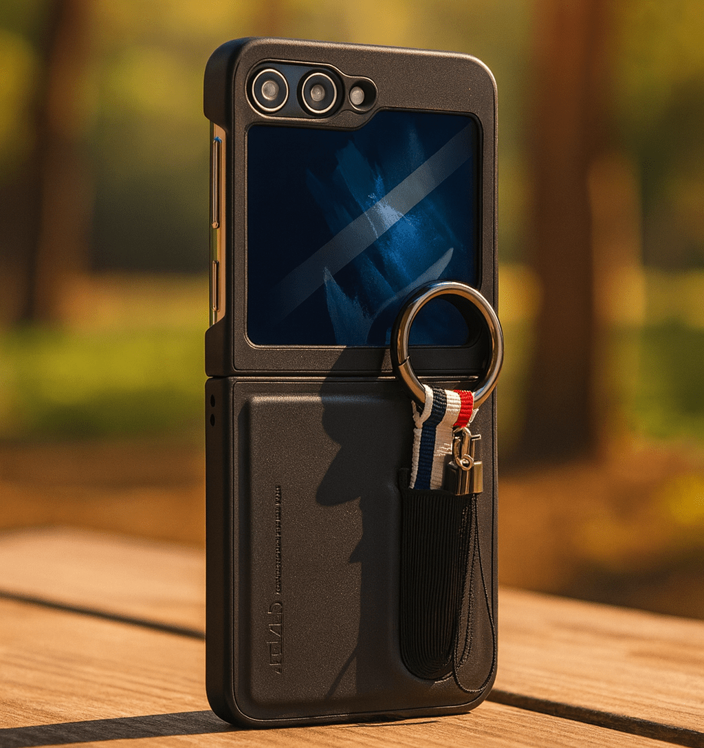 Smart Ring Wallet Case for Flip Phones - Zambeel