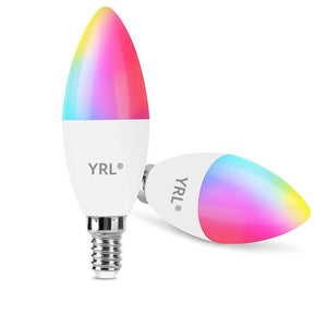 Smart WifI Led Lamp E14 RGB CW WW Led Bulb Dimmable 85 - 265V Voice Control Light Bulbs Alexa Google Home For Home Decorative - Zambeel