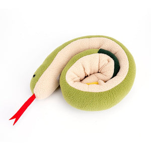 Snake Snuffle Toy For Dogs Pet Slow Feeder, Feeder Puzzle, Nosework Toys, Dog Enrichment Puzzle - Zambeel