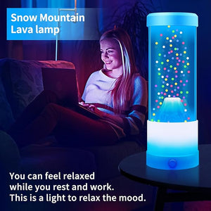 Snowy Mountains Lava Lamp - Zambeel