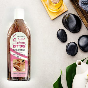 Soft Touch - Invigorating Body Massage Oil (Original) - Zambeel