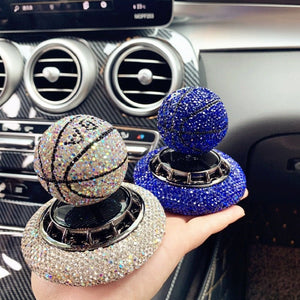 Solar Car Perfume Decoration Rotating Ball Ornament - Zambeel