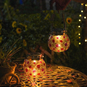 Solar Decorative Wave Point Outdoor Waterproof Small Night Light - Zambeel