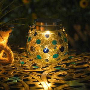 Solar Decorative Wave Point Outdoor Waterproof Small Night Light - Zambeel