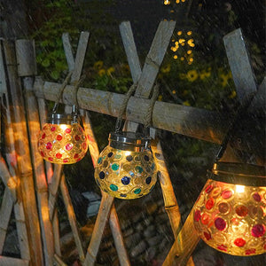 Solar Decorative Wave Point Outdoor Waterproof Small Night Light - Zambeel
