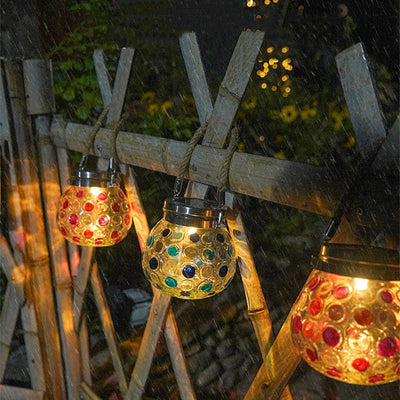 Solar Decorative Wave Point Outdoor Waterproof Small Night Light - Zambeel