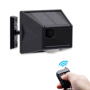 Solar Infrared Body Sensing Remote Control Alarm Lamp - Zambeel