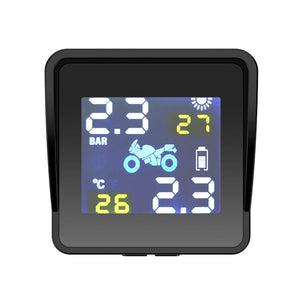 Solar Motorcycle Tire Pressure Monitor - Zambeel