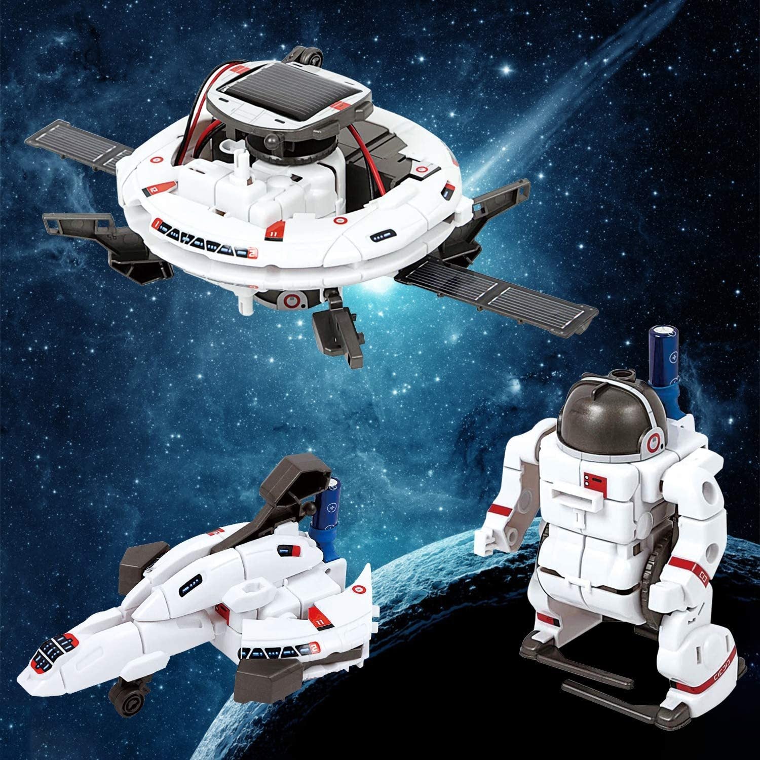 Solar Robot Toys Educational Scientific Fantasy Toy for Children - Zambeel