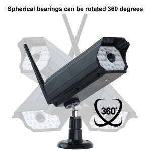 Solar Simulation Monitor Lamp Wall Lamp Scare Thief Anti - theft 30LED Infrared Sensor Lamp - Zambeel
